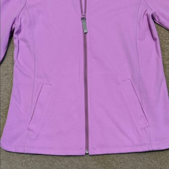 Talbots Light Purple Zip-Up Jacket - Picture 3 of 7